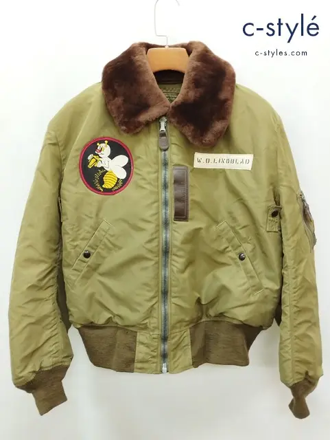 BUZZ RICKSON’S バズリクソンズ フライトジャケット 42 カーキ TYPE B-15C BR13105