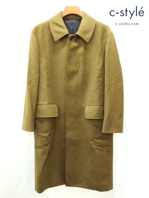 MARGARET HOWELL マーガレットハウエル ステンカラーコート L カーキ系 日本製 579-8210030