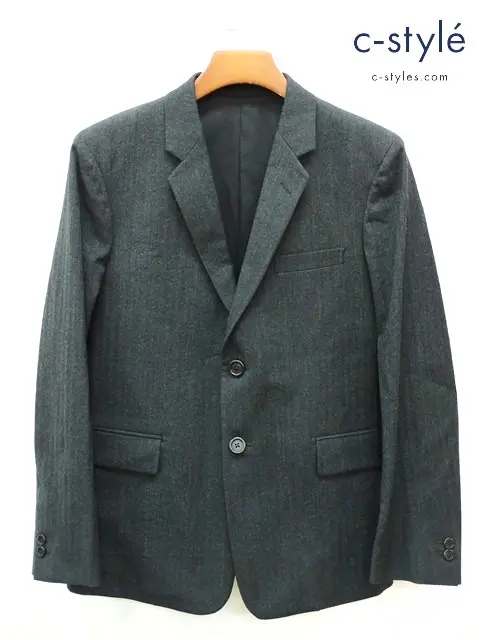 MARGARET HOWELL マーガレットハウエル テーラードジャケット M グレー系 2B 日本製 579-220208