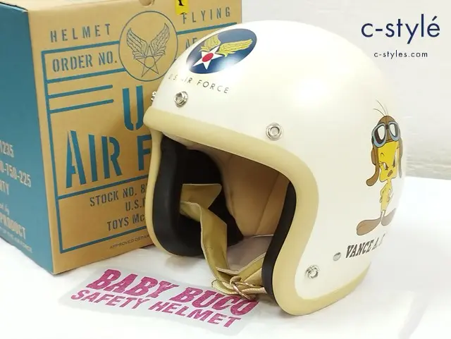 BUCO ブコ ヘルメット ML 59-60(7・3/8-7・1/2) アイボリーホワイト Baby Buco USエアフォース TWEETY