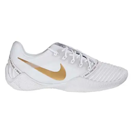 ナイキ(NIKE) フェンシング シューズ バレストラ 2 ホワイト ゴールド