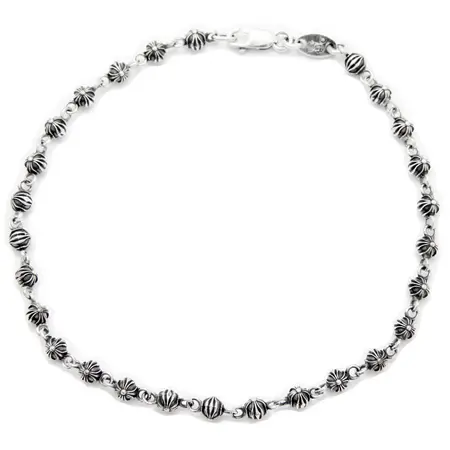 クロムハーツ(CHROME HEARTS) ブレスレット タイニービーズチェーンブレスレット