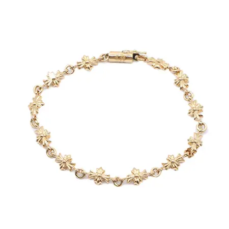 クロムハーツ(CHROME HEARTS) ブレスレット タイニーE CHプラスブレスレット12リンク 22K