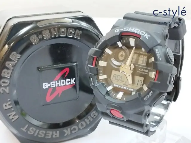 CASIO カシオ 腕時計 G-SHOCK GA-700 ブラック クォーツ