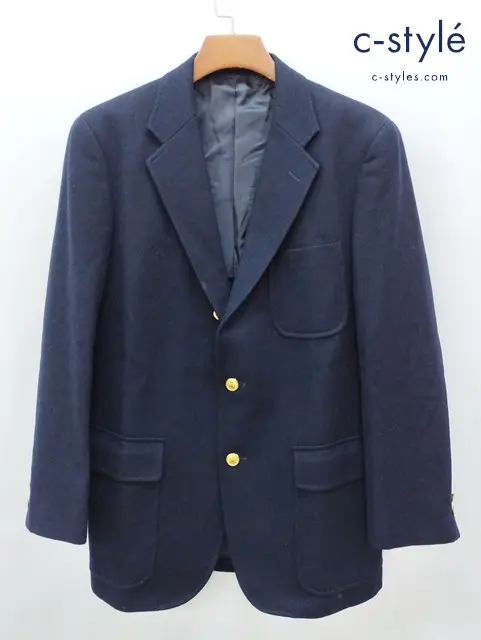 J.PRESS ジェイプレス ジャケット C-96 W-82 T-180 ネイビー 3B 段返り P11-BZOV-KA-3-0001