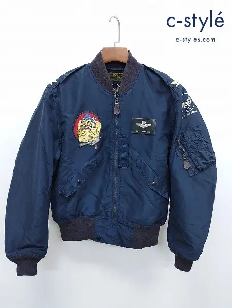 BUZZ RICKSON’S バズリクソンズ フライトジャケット 38 ネイビー L-2A M13157
