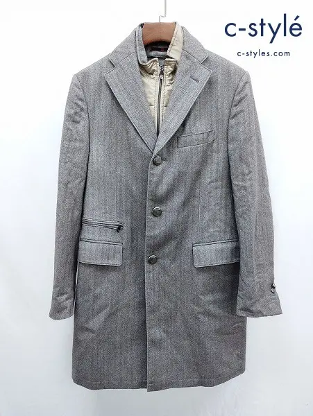CORNELIANI コルネリアーニ チェスターコート 44 ブラウン系 イタリア製 1584 0 0 ID OUTDOOR