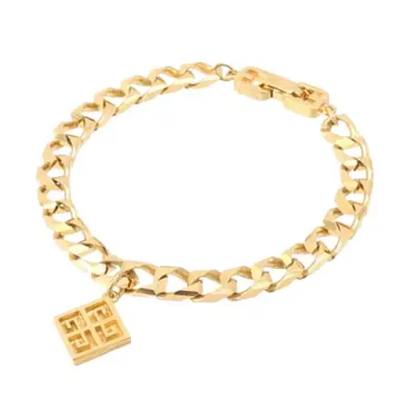 ジバンシィ(GIVENCHY) ヴィンテージ ロゴプレートブレスレット