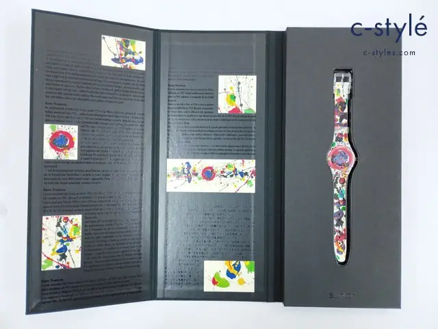 Swatch スウォッチ 腕時計 マルチカラー Sam Francis GZ123 クォーツ