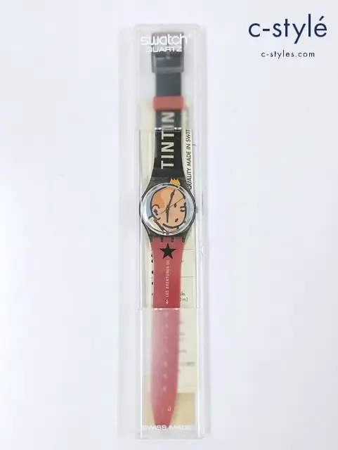 Swatch スウォッチ 腕時計 マルチカラー LesAventures de Tintin タンタンの冒険 GM165 クォーツ