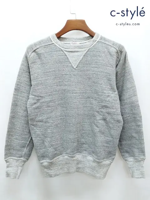 WARE HOUSE ウェアハウス スウェット 42 グレー 綿100% 日本製