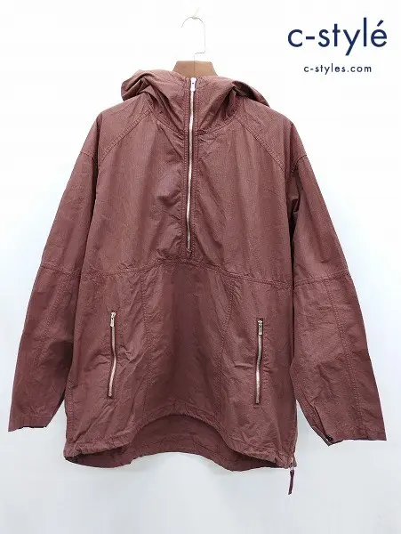Pilgrim Surf＋Supply ピルグリム サーフ+サプライ アノラック パーカー XL 赤茶系