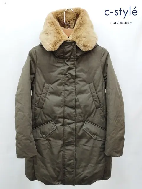 WOOLRICH ウールリッチ ダウンコート XS カーキ COCOON PARKA WOU0351 レディース