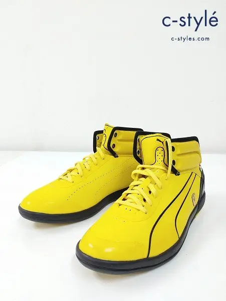 puma×Ferrari プーマ×フェラーリ ドライビングシューズ 26.5cm イエロー Driving Power 2 304162