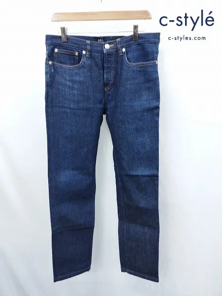 A.P.C. アーペーセー デニムパンツ 32 インディゴ ボタンフライ 0515 PETIT STANDARD