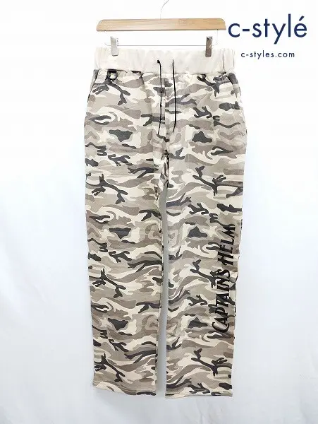 CAPTAINS HELM キャプテンズヘルム スウェットパンツ XL マルチカラー 綿100% 迷彩柄 CH22-SS-P01