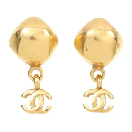 ヴィンテージ シャネル(VINTAGE CHANEL) 1998年製 CCマーク スイングイヤリング