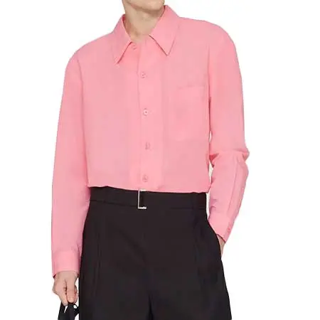 3.1Phillip Lim(スリーワンフィリップリム) 長袖コンバーチブルカラーシースルーシャツ P221-2445-LCSM-PI651