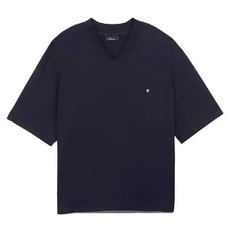 3.1Phillip Lim(スリーワンフィリップリム) Vネックニットシャツ P211-1714-HBJM-MI401