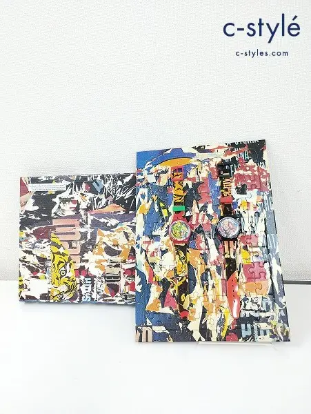 Swatch スウォッチ 腕時計 マルチカラー Mimmo Rotella Marilyn Monroe Bengal Tiger GZS04 クォーツ