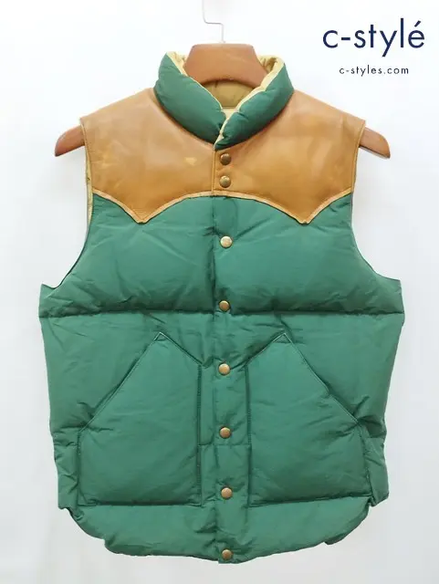 Rocky Mountain Featherbed×The DUFFER of St.GEORGE ダウンベスト 38 グリーン系