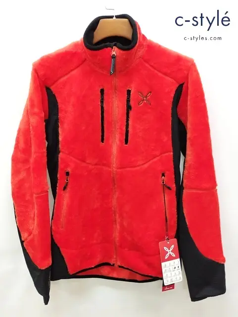 MONTURA モンチュラ フリースジャケット M オレンジ系 Nordic Fleece Jacket