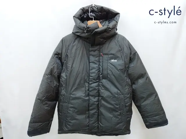 NANGA ナンガ ダウンジャケット M ブラック 日本製 AURORA LIGHT UTILITY DOWN JACKET