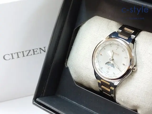 CITIZEN シチズン 腕時計 ホワイト×ピンクゴールド系 クロスシー EE1007-67W