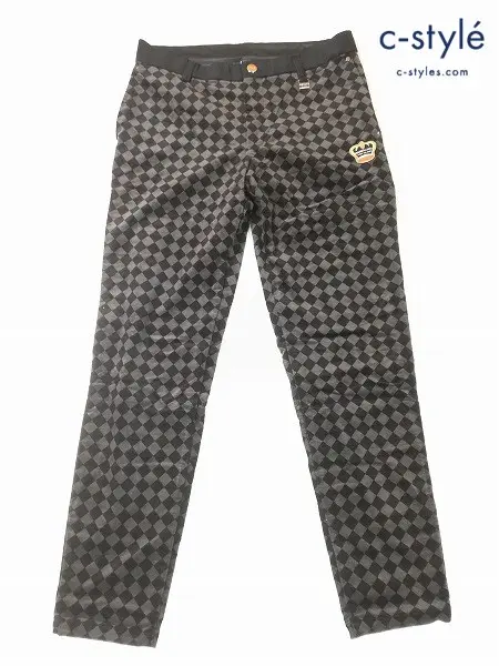 MARK&LONA マーク&ロナ パンツ 50 グレー×ブラック コーデュロイ Crown Corduroy Pants MLM-3C-AT17