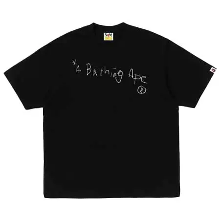 A BATHING APE(アベイシングエイプ) HAND DRAW A BATHING APE RELAXED FIT TEE 1M30-110-328
