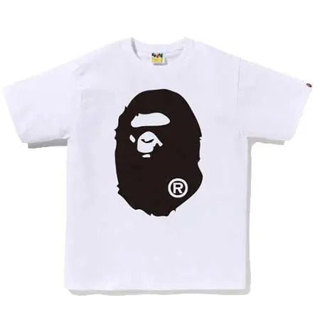 A BATHING APE(アベイシングエイプ) LINE CAMO BIG APE HEAD TEE 1M30-110-022
