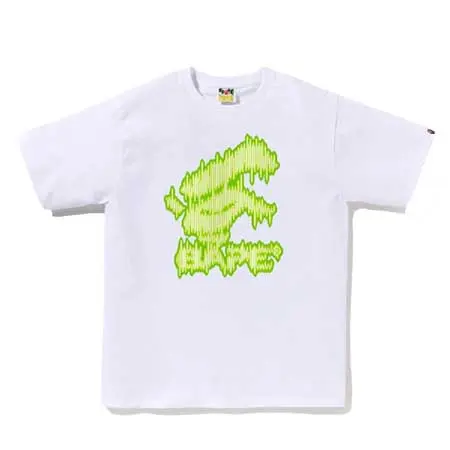 A BATHING APE(アベイシングエイプ) NOISY BAPE LOGO TEE 1M30-110-050