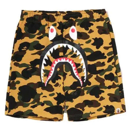 A BATHING APE(アベイシングエイプ) 1ST CAMO SHARK SWEAT SHORTS 1M30-153-005
