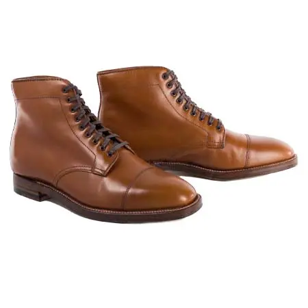Alden(オールデン) 3914 Straight Tip Boot (Burnished Tan Calf) Limited To Stock On Hand