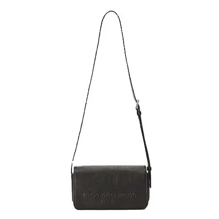 ALEXANDER WANG(アレキサンダーワン) Punch フラップクロスボディ レザースモールバッグ