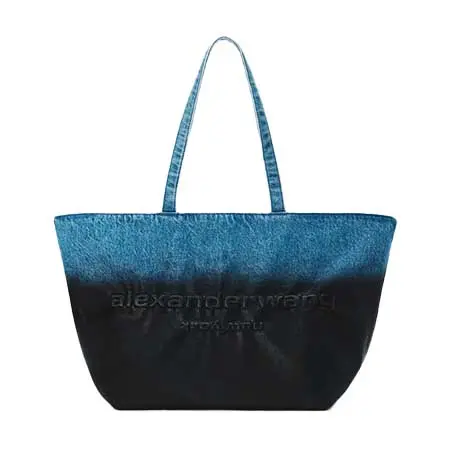 ALEXANDER WANG(アレキサンダーワン) Punch コーティングデニム ラージトート