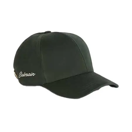 BALMAIN(バルマン) ウォッシュドコットン製 キャップ HH1XA596CB24