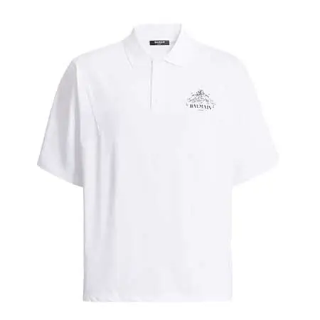 BALMAIN(バルマン) Balmain Vine プリント入りポロシャツ HH1GC055BD64