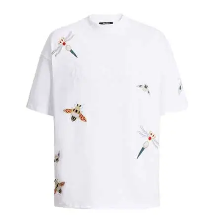 BALMAIN(バルマン) Balmain Insect 刺しゅうTシャツ HH1EG230GF69