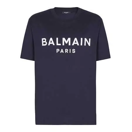 BALMAIN(バルマン) プリント コットンTシャツ GH1EG000BD45