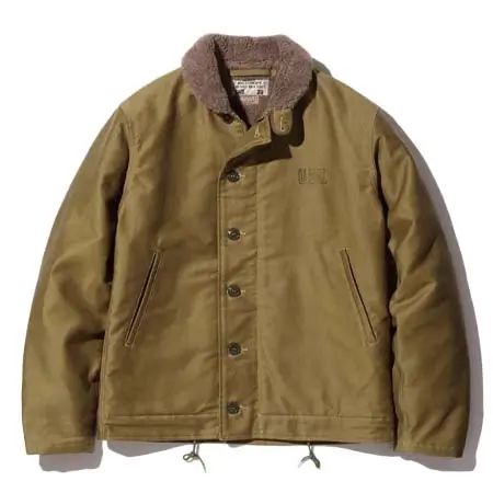 バズリクソンズ(Buzz Rickson’s) Lot No. BR15345 / Type N-1 Khaki “NAVY DEPARTMENT DEMOTEX-ED”