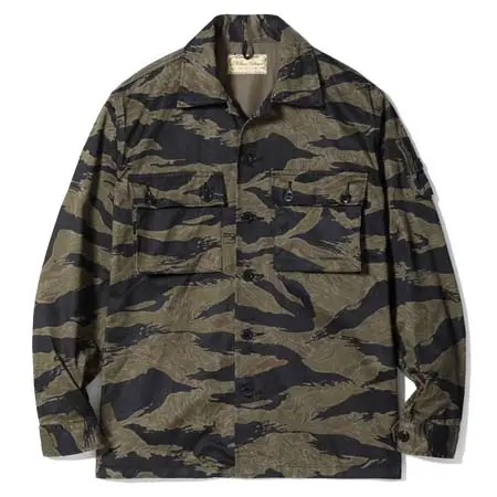 バズリクソンズ(Buzz Rickson’s) Lot No. BR15778 / WILLIAM GIBSON COLLECTION BLACK TIGER PATTERN JACKET OVER DYE