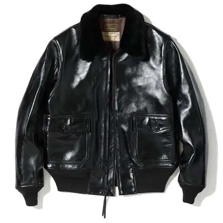 バズリクソンズ(Buzz Rickson’s) Lot No. BR80655 / WILLIAM GIBSON COLLECTION Type BLACK AN-J-3A HORSEHIDE MODEL