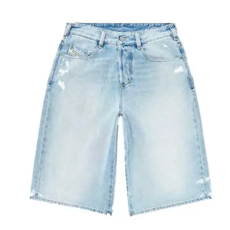 DIESEL(ディーゼル) Shorts in destroyed denim A23113007DM