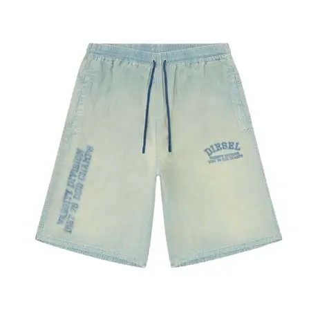 DIESEL(ディーゼル) Shorts in fluid dirt-effect denim A218160ADCF