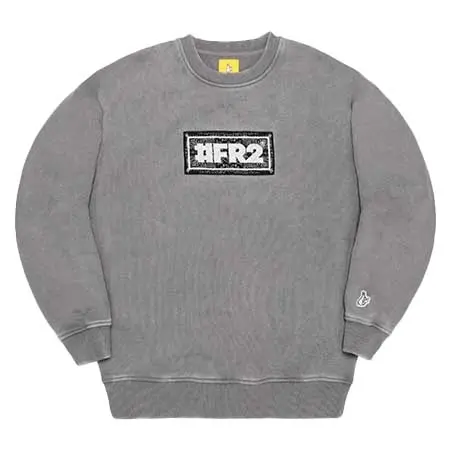 #FR2(エフアールツー) Acid Wash Embroidery Paisley Box Logo Sweatshirt FRC4303
