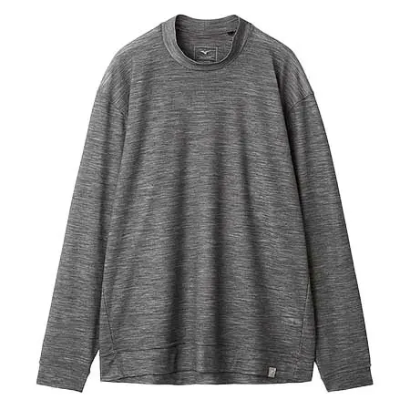 MIZUNO(ミズノ) 「AOURE」ミズノダイナモーションフィット モックネックTEEロングスリーブ C2JADU12