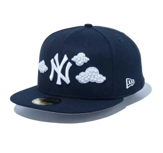 New Era (ニューエラ) 59FIFTY 59FIFTY DAY Memorial Collection ニューヨーク・ヤンキース Pearl Cloud ネイビー 15171675