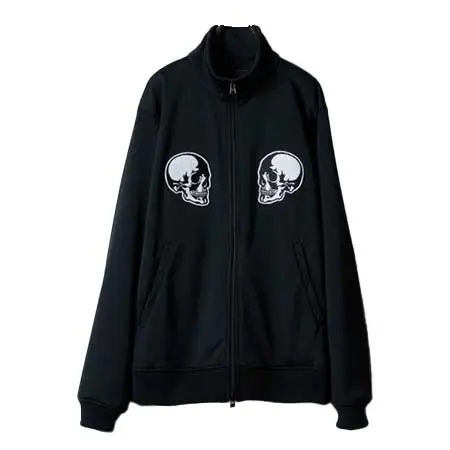 NUMBER (N)INE(ナンバーナイン) 2P SKULL WAPPEN JERSEY STAND TRACK JACKET S26NC001