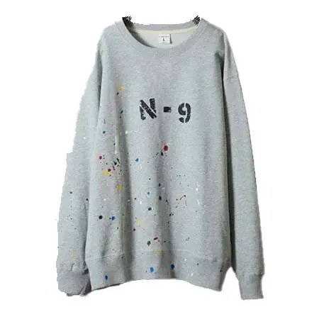 NUMBER (N)INE(ナンバーナイン) HAND PAINTED N-9 PRINTED CLASSIC CREWNECK SWEATSHIRT F25NC014P